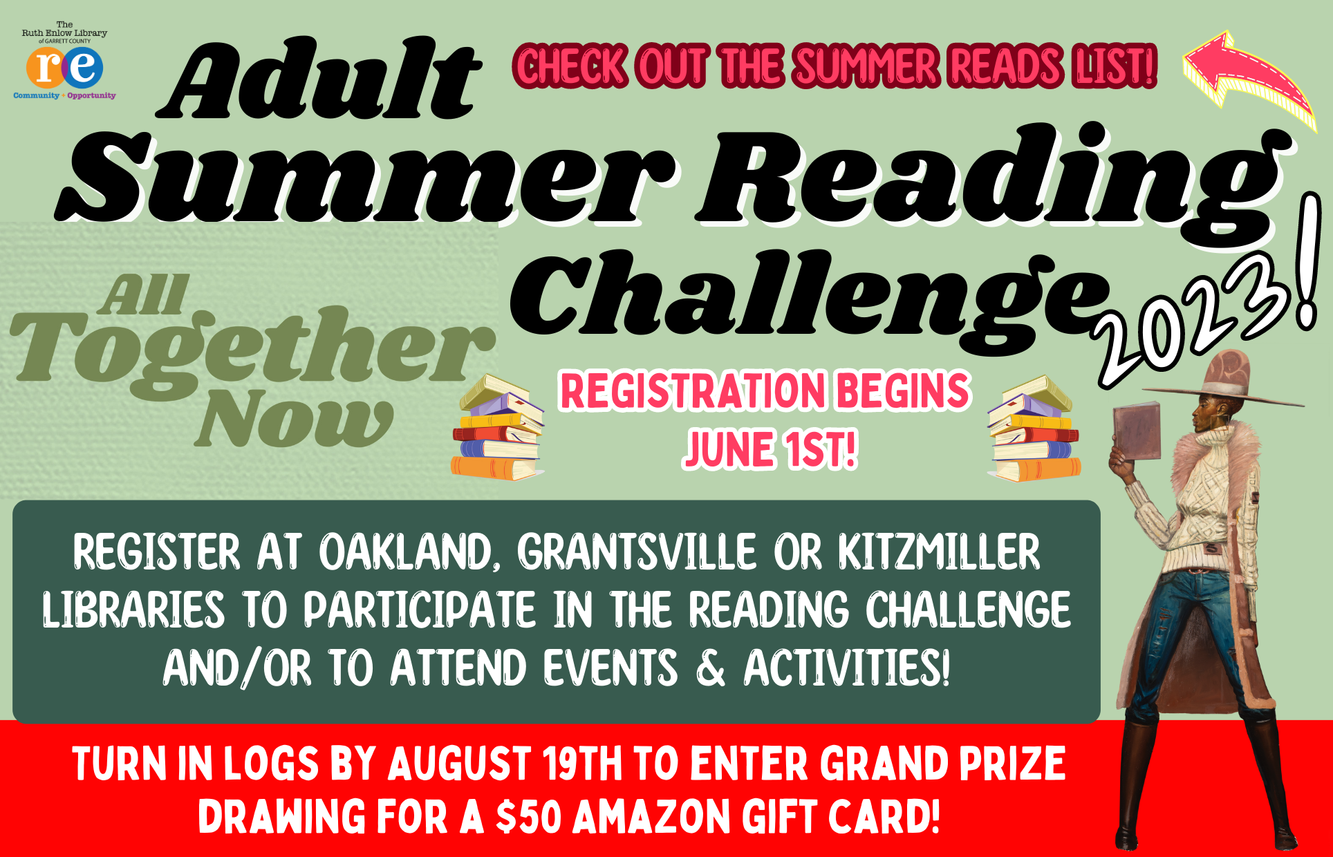 Adult Summer Reading Challenge Ruth Enlow Library Of Garrett County 